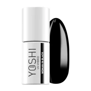 Gel Polish YOSHI UV LED Hybrid Woman In Black 6 Ml – 605 - Sort HEMA & TPO FREE