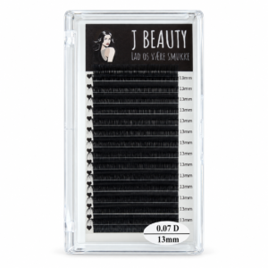 J Beauty volume vipper 0,07 mm D – æske med 16 rækker