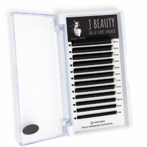 J Beauty Flat Lashes 0,20 mm D – mix 8–15 mm med 12 rækker