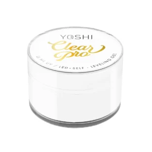 YOSHI Clear pro led uv builder gel self leveling 15ml HEMA & TPO FREE