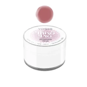 Yoshi Selvnivellerende gelé Thixo PRO Gel UV LED Powder Pink, self leveling 15 ml HEMA & TPO FREE
