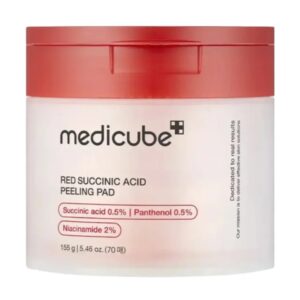 Red Succinic Acid Peeling Pad 70 stk MEDICUBE