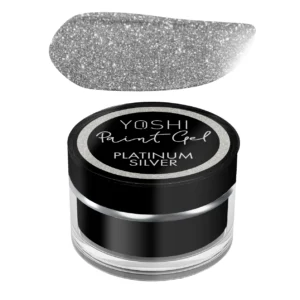 Paint Gel Platinum Silver UV LED YOSHI 5 ml