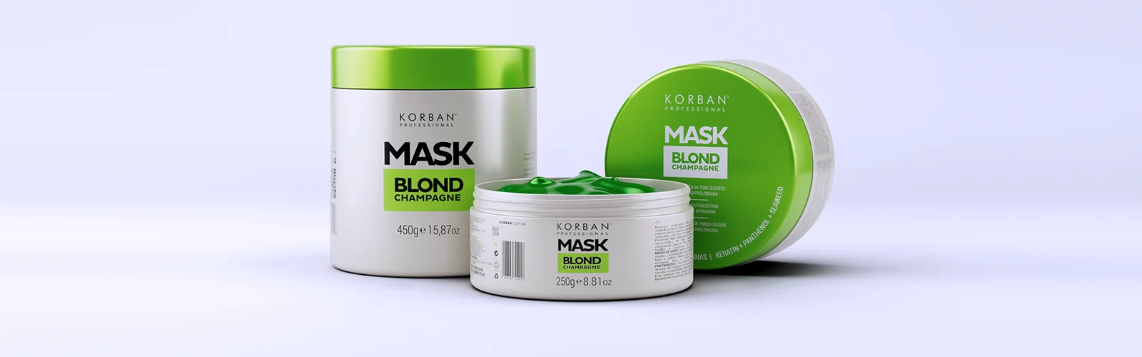 Korban Blond Champagne hårmaske